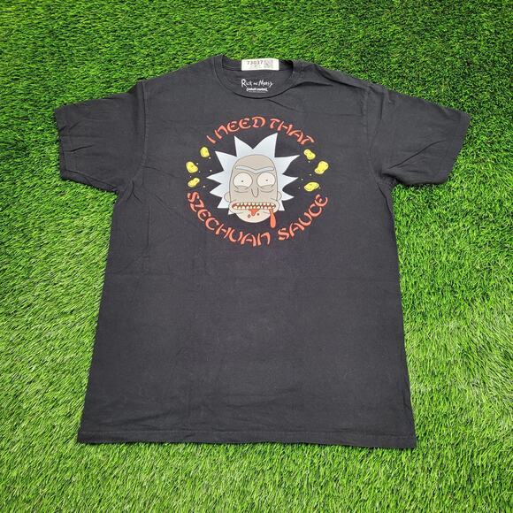 Rick-And-Morty Shirt Large 21x28 Szechuan Sauce - Picture 1 of 11